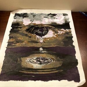 Unframed 16x20 The Collective Suffering Acrylic Painting 2021